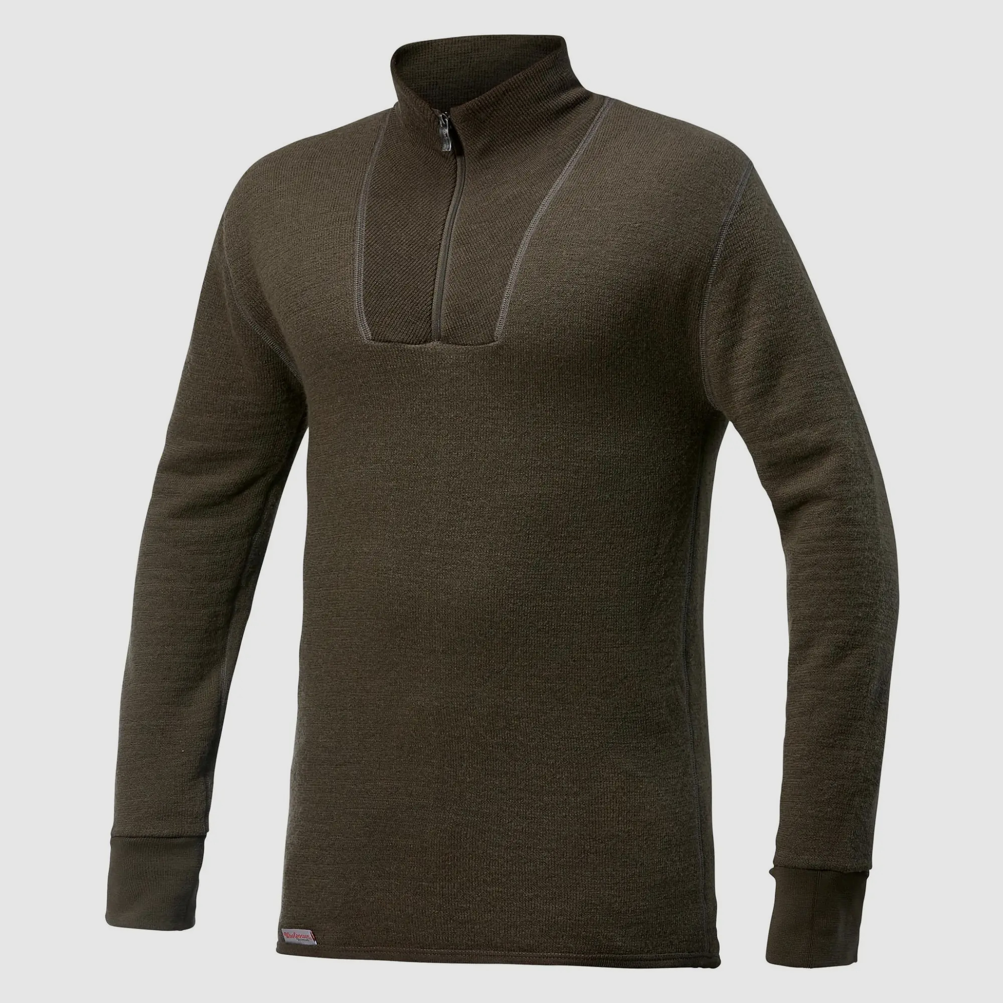 Woolpower Zip Turtleneck 400 (Pine Green)