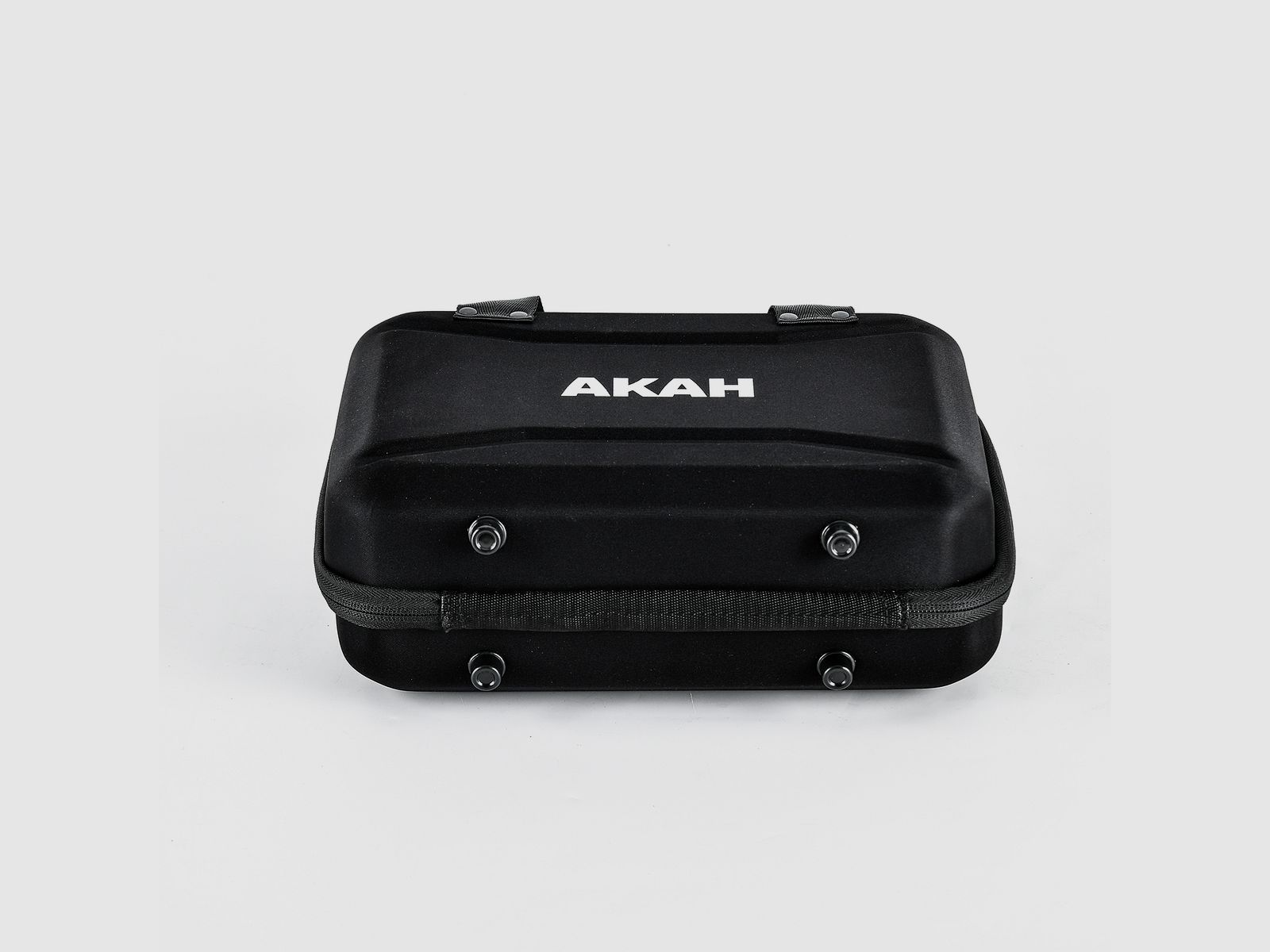 AKAH Hardcase Kurzwaffenkoffer – Nylon/Noppenschaum, abschließbar – 30,5×22,5×10,5 cm – Schwarz
