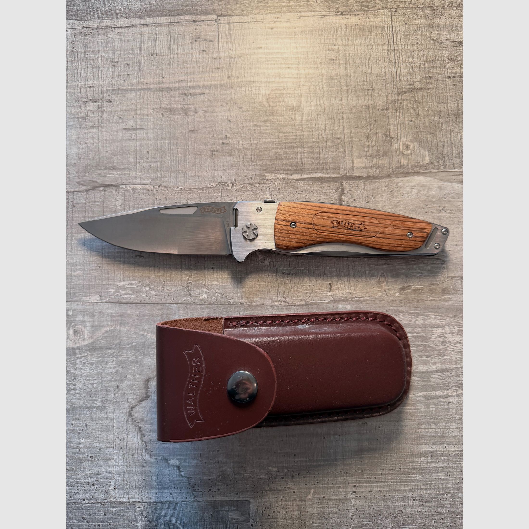 Walther TFW 3 (Traditional Folder Wood 3), image 1 of 2