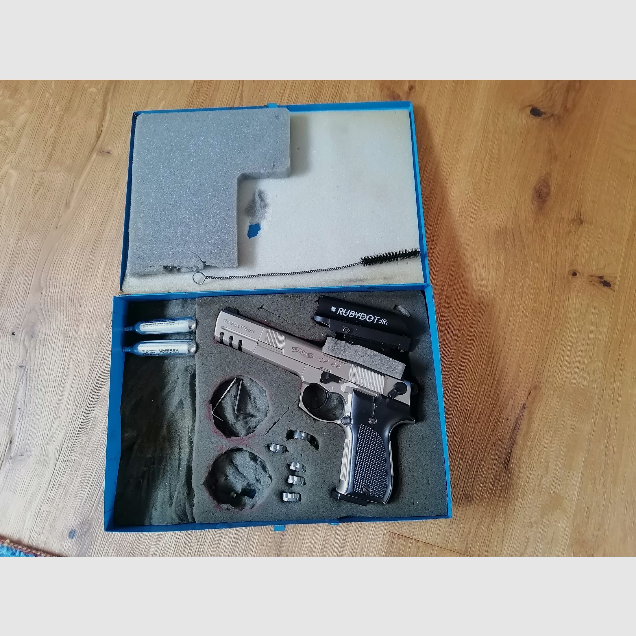 Rarität :Luftpistole Walther CP 88 Competition, CO2, gebraucht