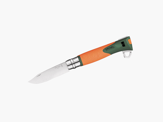 COLTELLO – OPINEL – EXPLORE N°12 INOX C/RIMUOVI ZECCHE “ORANGE”