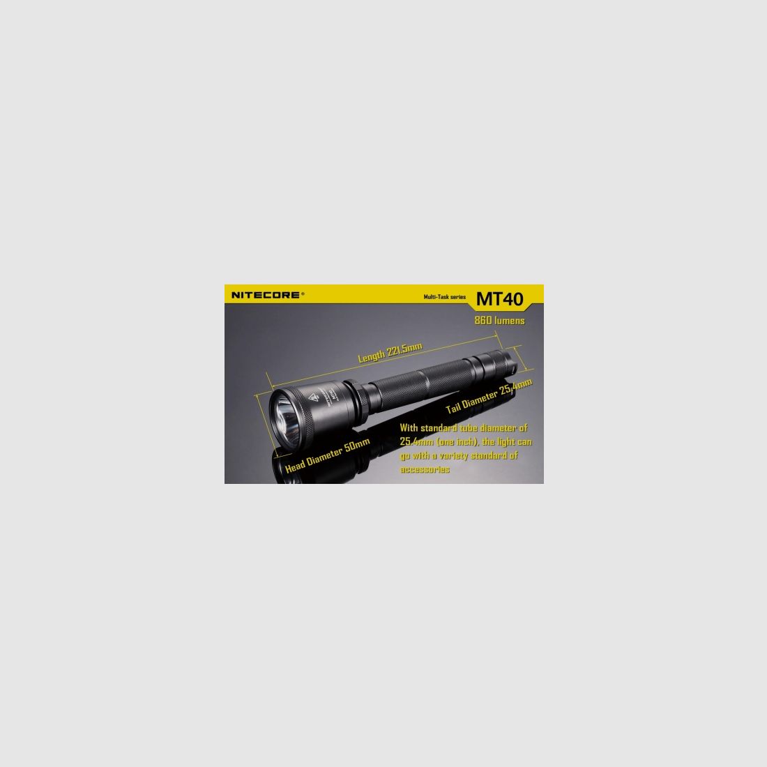 Nitecore MT40 Multi-Task Linterna 860 lúmenes, imagen 8 de 21