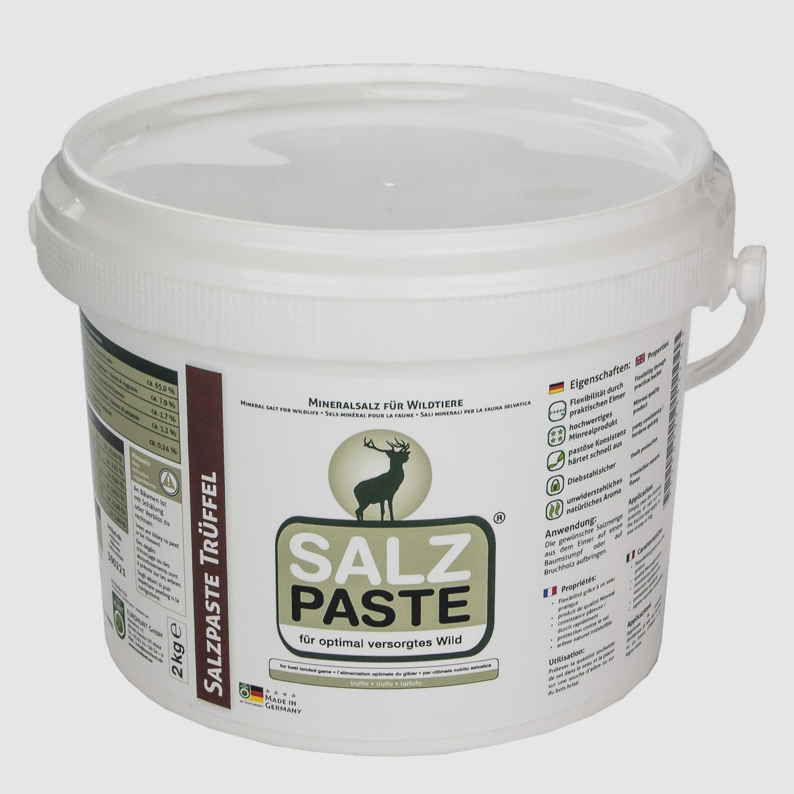 Eurohunt Salzpaste 2 kg Eimer Trüffel