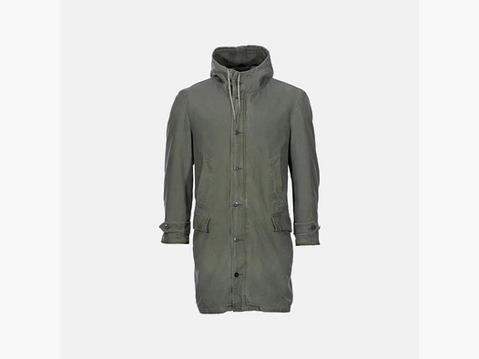 Bundeswehr Original BW Parka lang mit Futter oliv gebraucht