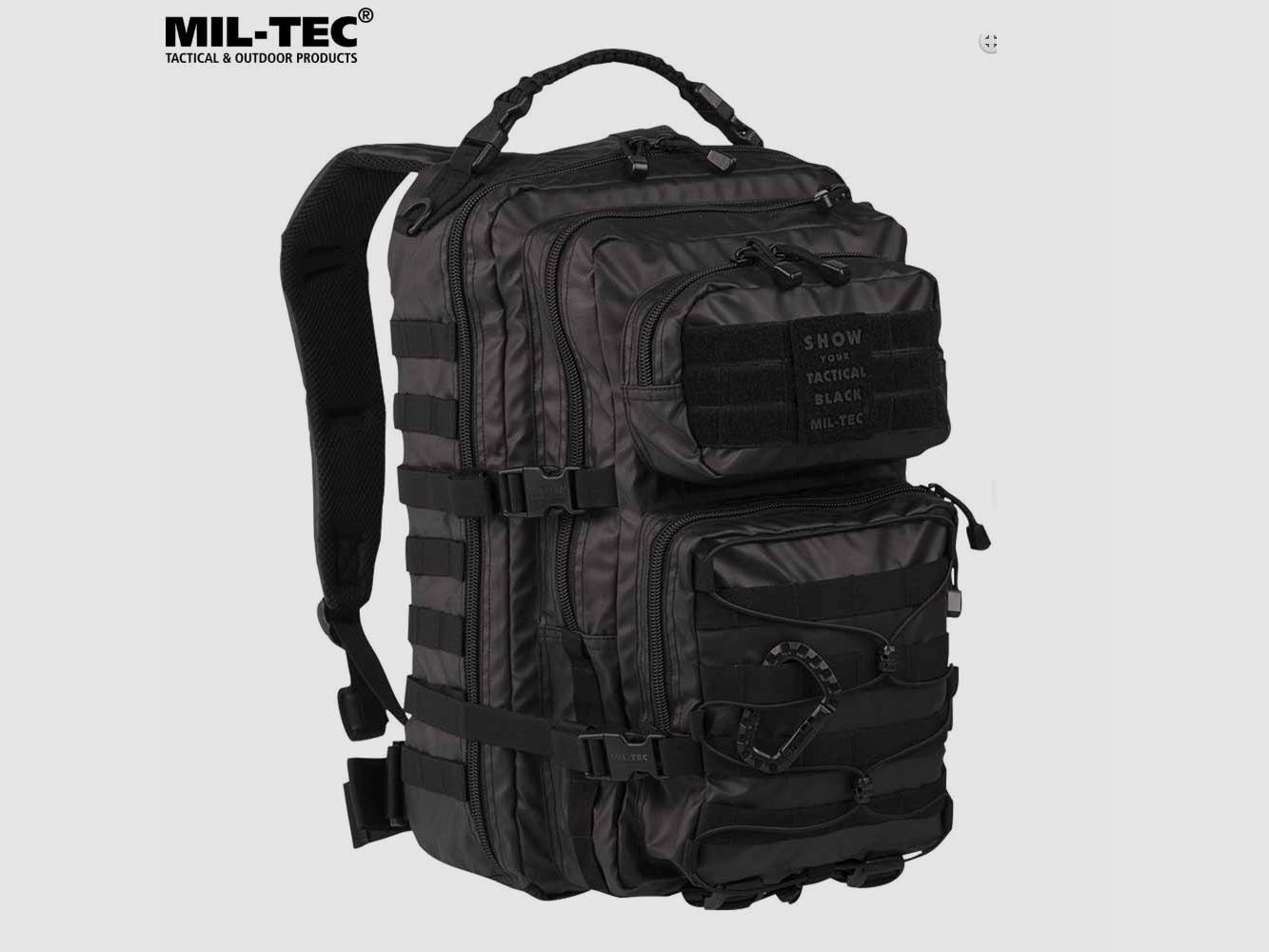 MIL-TEC US ASSAULT PACK LARGE TACTICAL BLACK, Bild 1 von 2