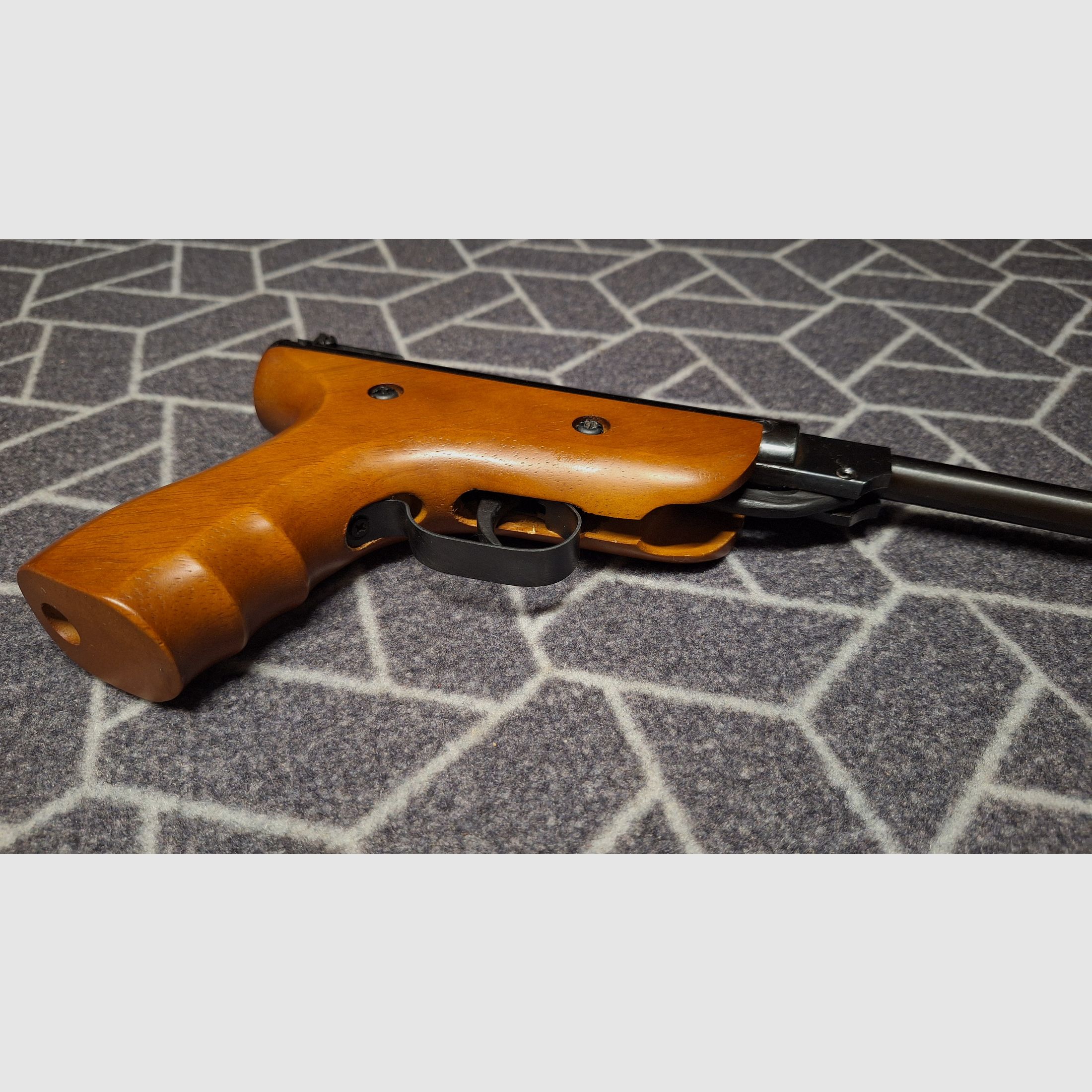 Persluchtpistool "TYTAN Model S2 Super Air Pistol" 5,5mm knikloop verzamelwapen NIEUW!
