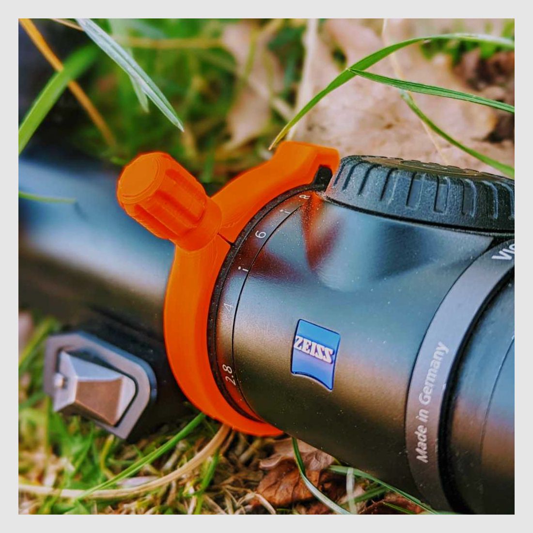 Dla Zeiss Victory V8: Szybka dźwignia do ustawiania powiększenia