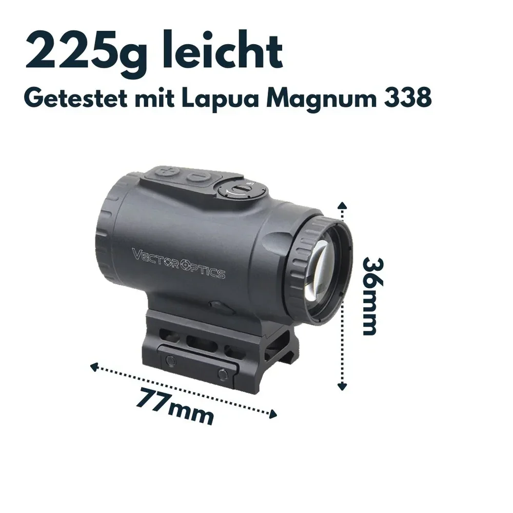 Vector Optics SCPS-M03 Paragon 3x18 Micro Prism Scope