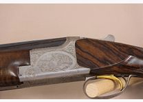 FN B25 Bockdoppelflinte // Gravur // Maserholz // Goldf. Abzug