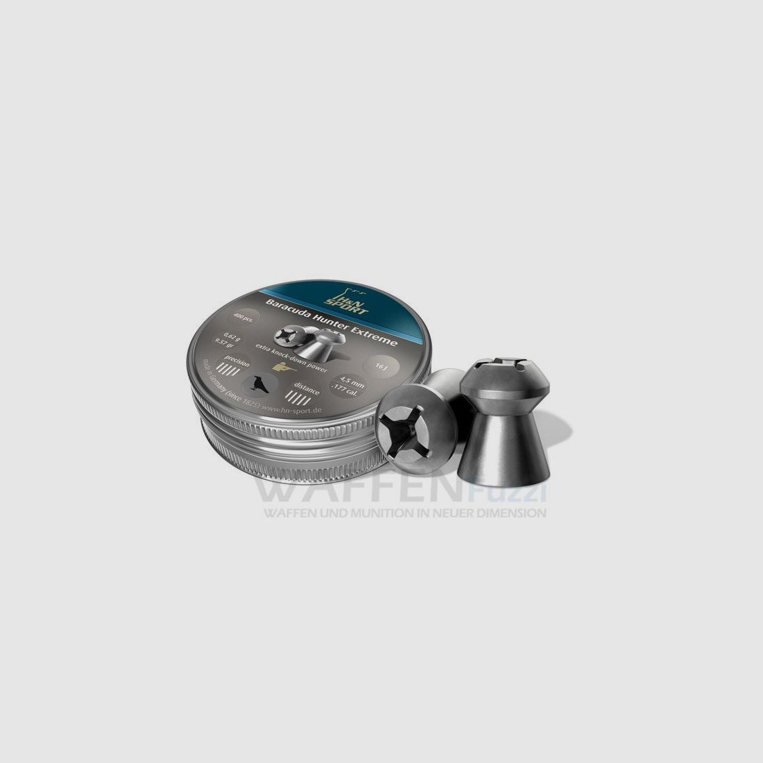 H&N Baracuda Hunter Extreme Diabolos 4,5 mm Diabolo