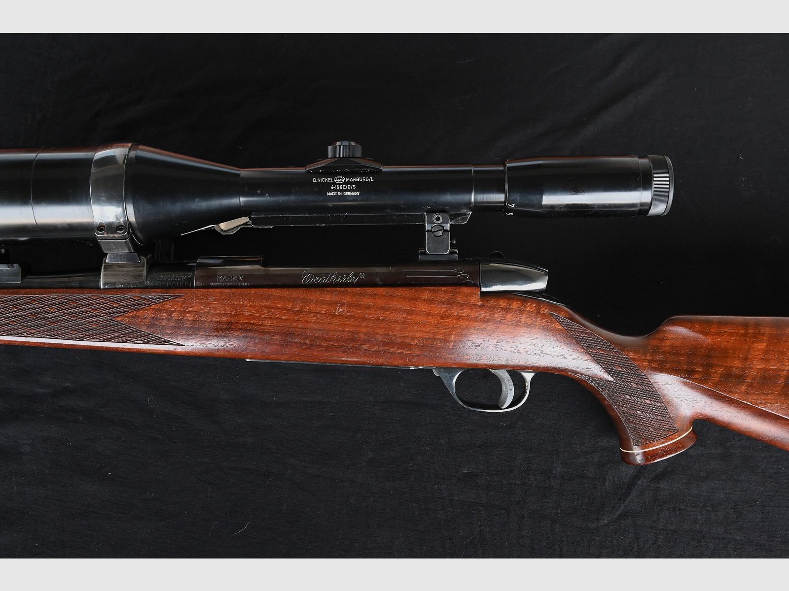 Rep. Büchse Weatherby Mark V Cal. .300 Weatherby Magnum, ZF Nickel 4-16x56 XE/D/S