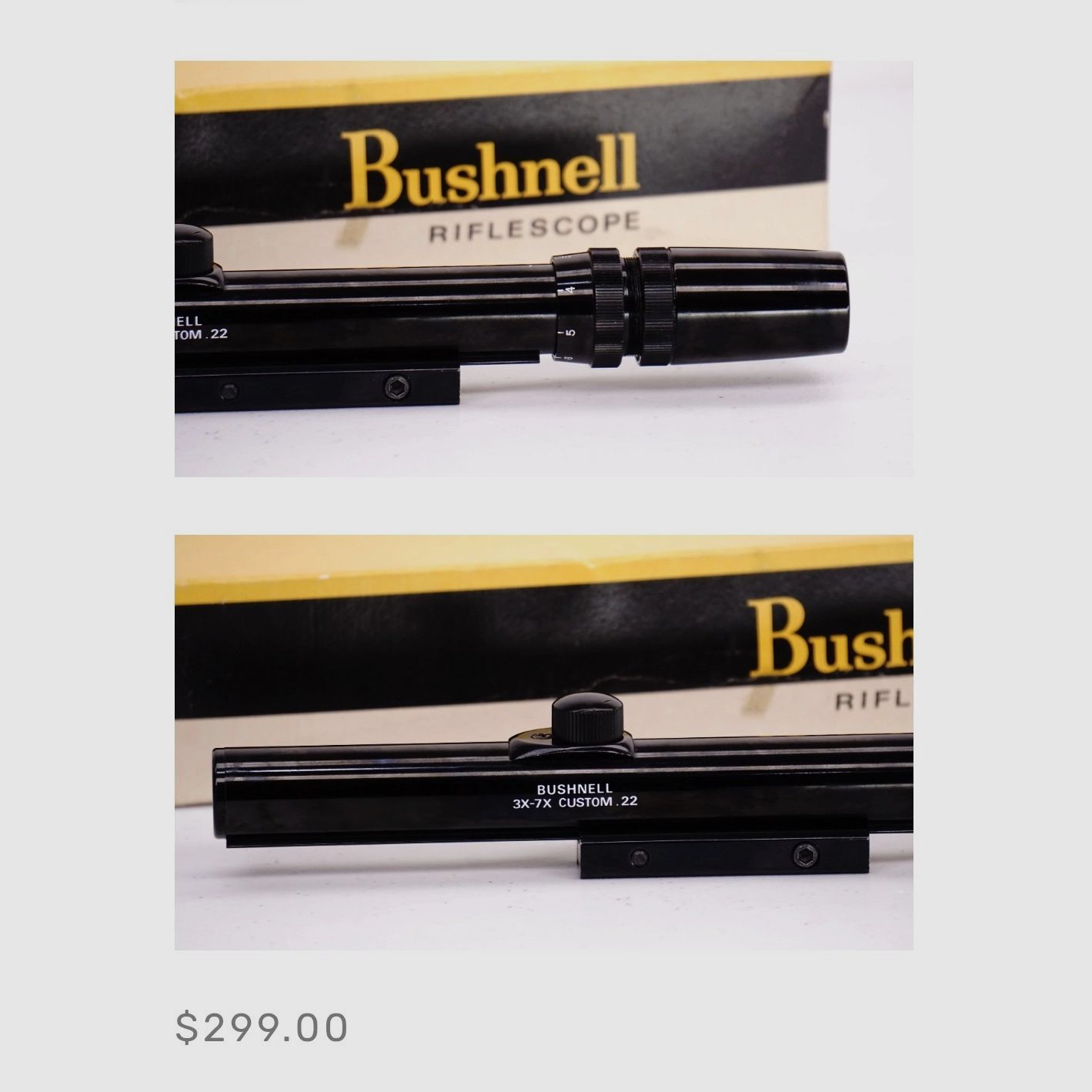 BUSHNELL 3x-7X CUSTOM.22 scope