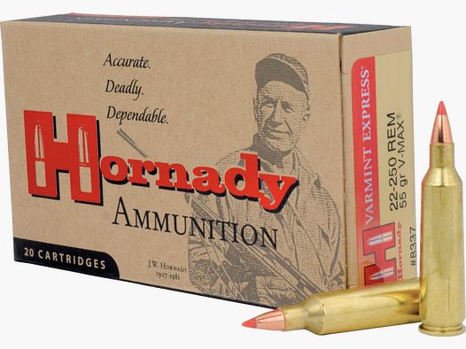 Hornady V-Max 22-250Rem.