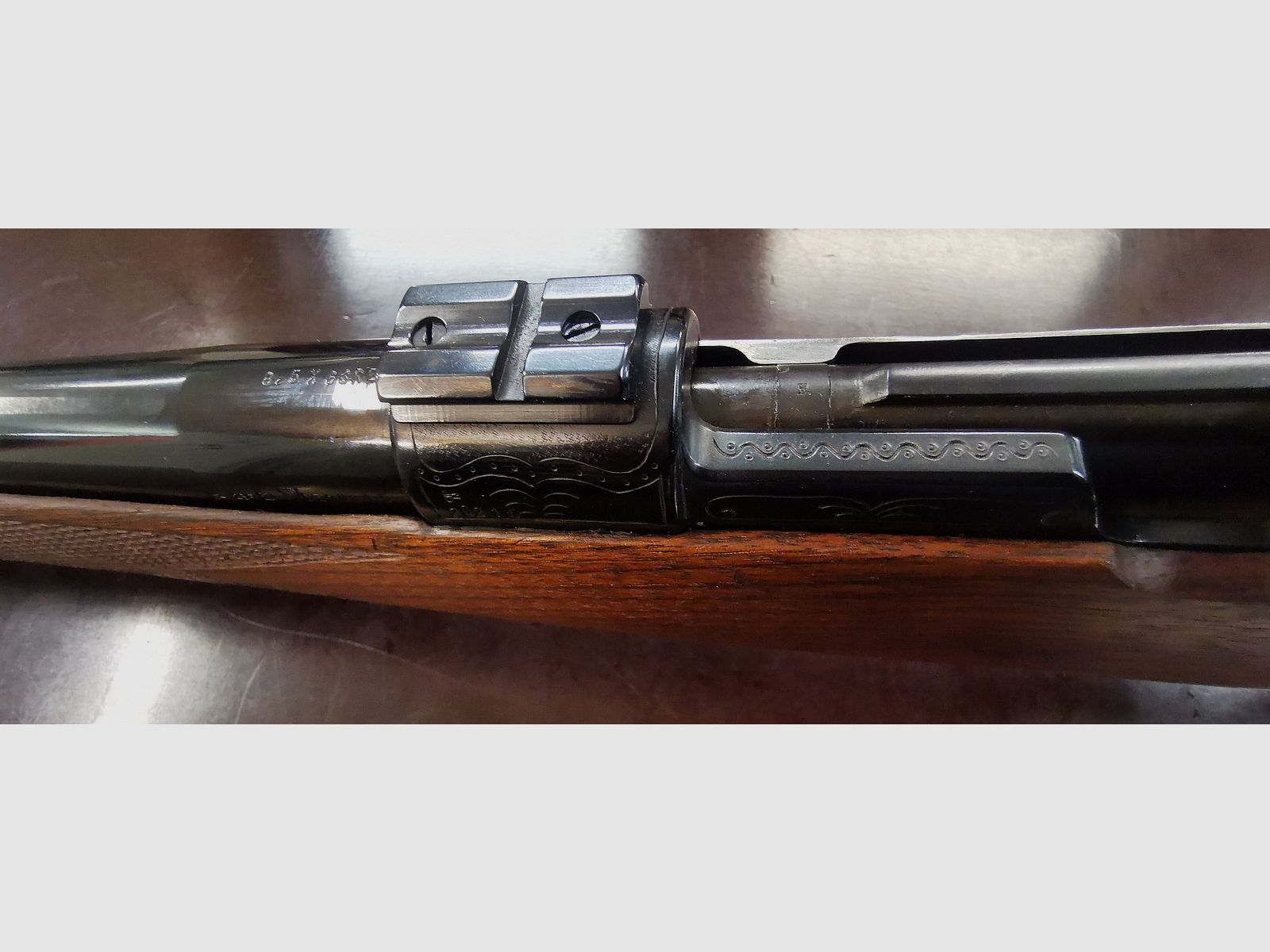 Mauser K98 con canna Match nel calibro 8,5x63 Reb