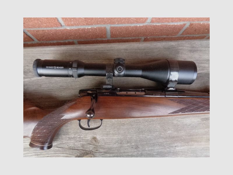 Sauer 80  Kal. 243 Win mit Schmidt und Bender 3-12x50 Klassik Abs 4. beleuchtet