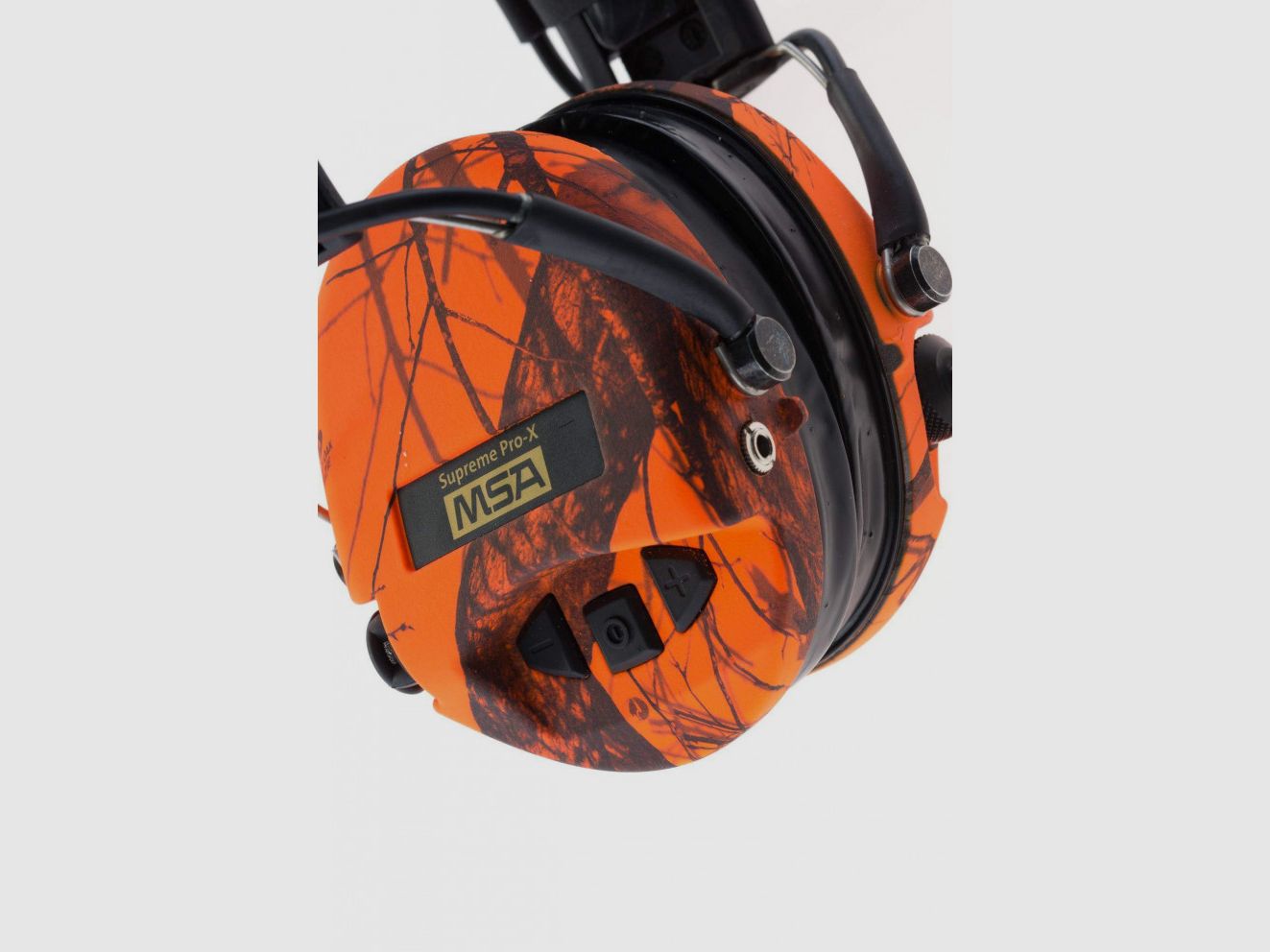Casque audio amplifié MSA SUPREME PRO X Camo Orange, image 4 sur 7