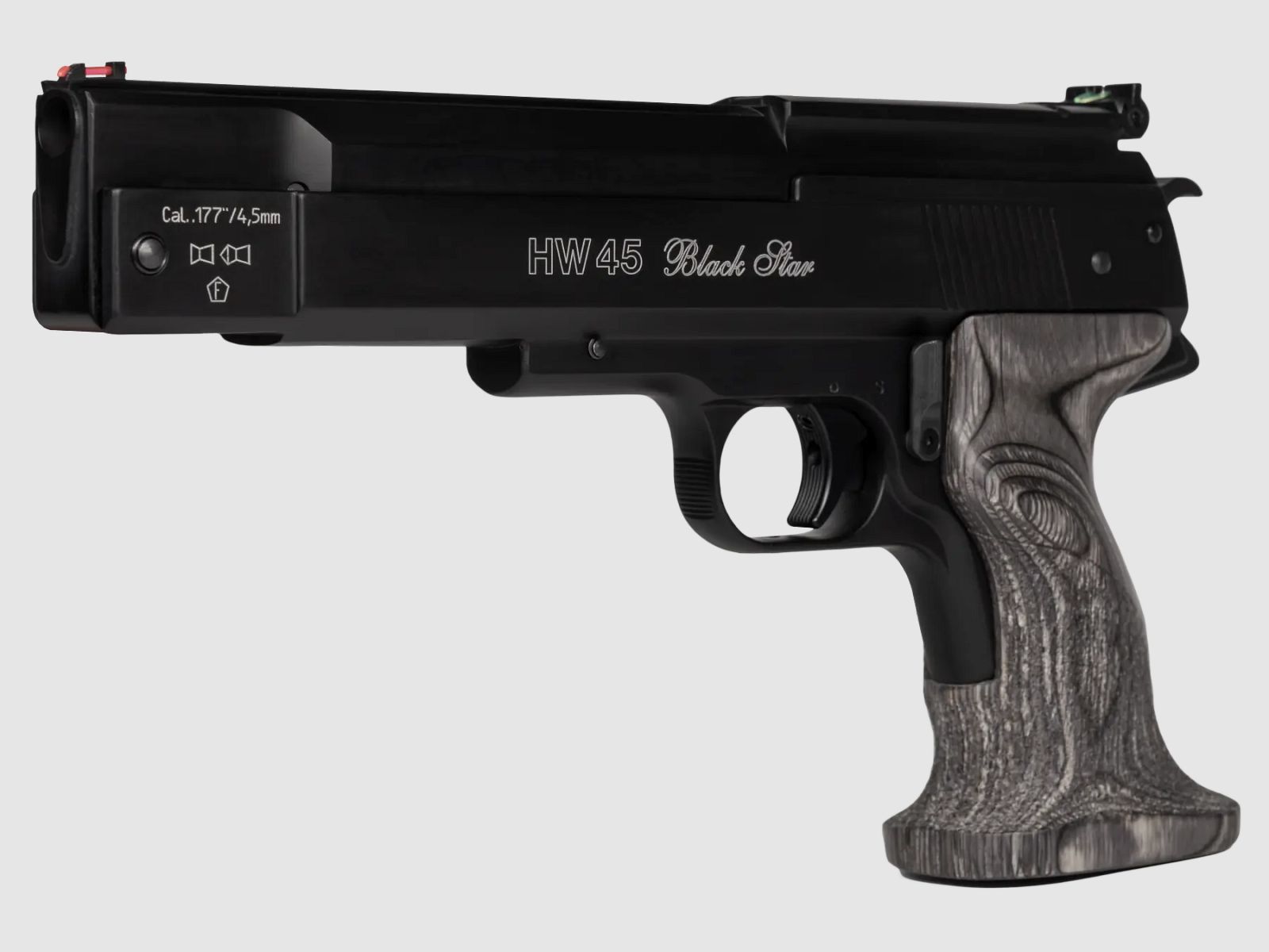 Pistola ad aria Weihrauch HW 45 Black Star