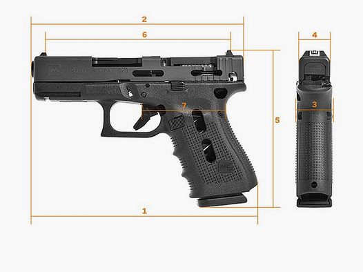 GLOCK Model Przekrojowy GLOCK 19 Gen4