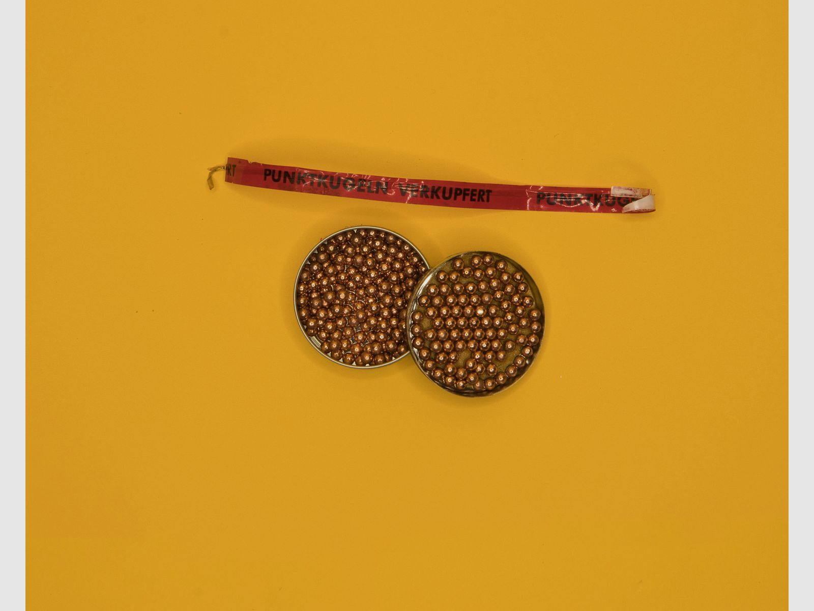 Vintage RWS Número 10 balas esféricas de precisión, cobreadas en 4,45 mm