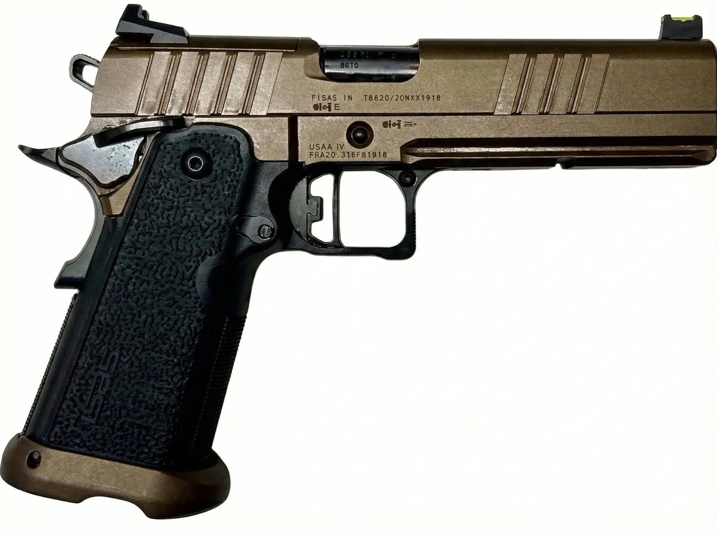 Pistolet TISAS 2011 Duty 9DS FF High End, 5″ Bronze, zdjęcie 2 z 2