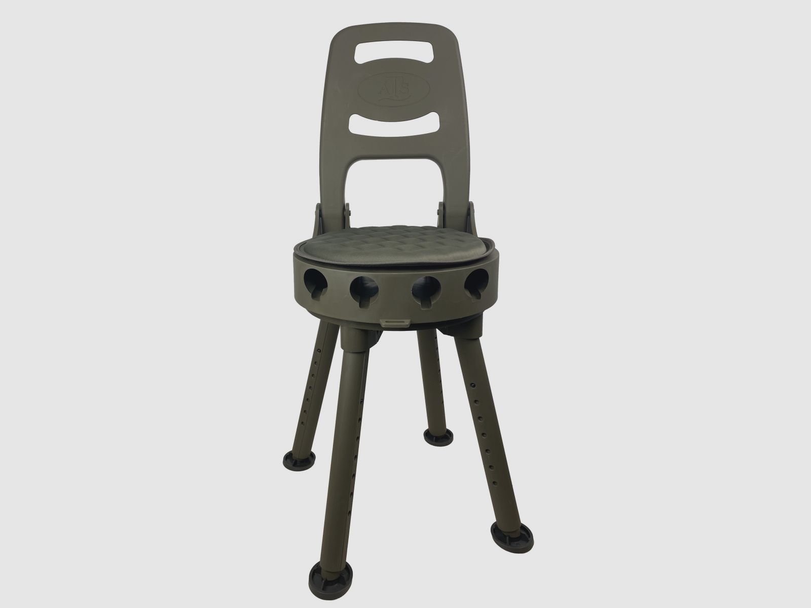 QUAKE Jagdstuhl 360° drehbar Olive