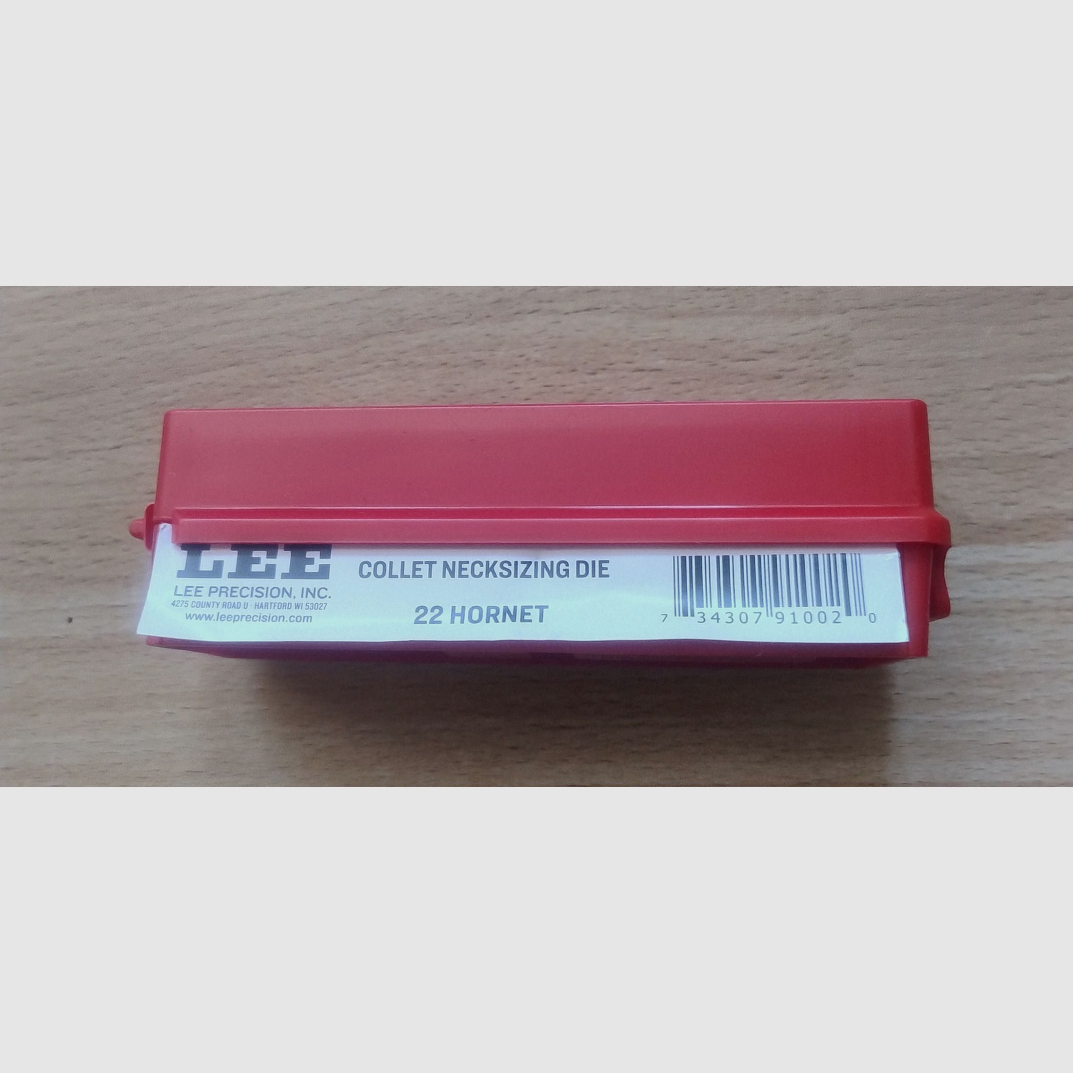 Lee .22 Hornet Collet-matriz de calibración de cuello