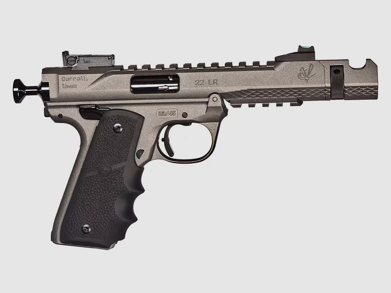 Volquartsen Black Mamba 4,5" - Cerakote Tungsten - Fiber Optic Front Sight