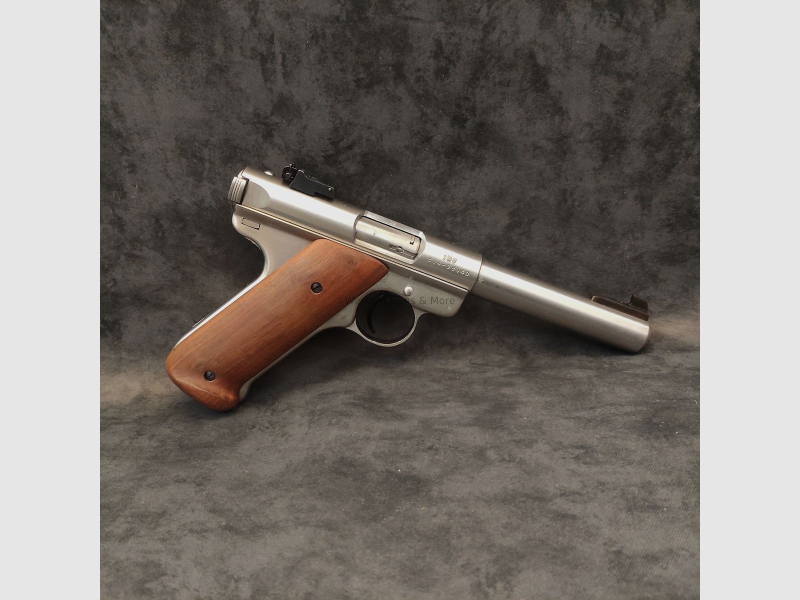 Ruger Mark II Target .22lr in acciaio inox