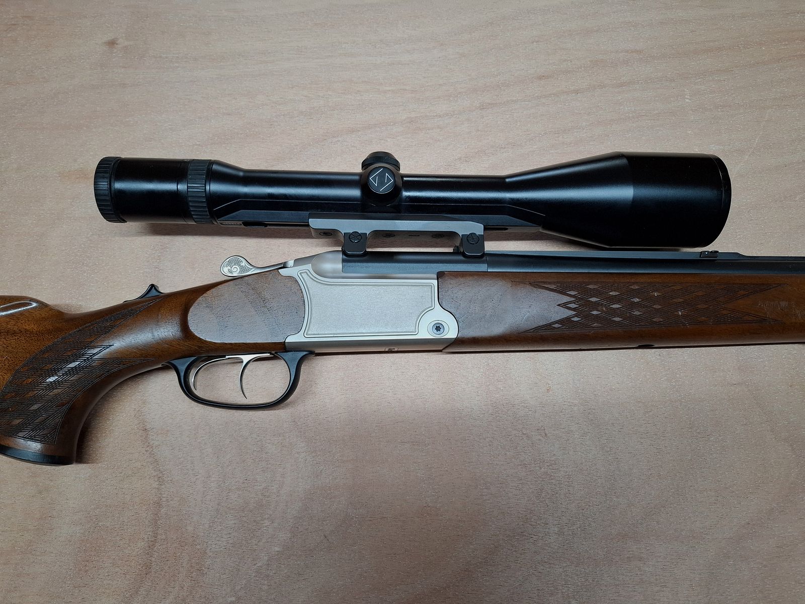 Blaser Bockbüchsflinte BBF 95 avec lunette de qualité Zeiss Diavari-ZM 3-12x56 T*