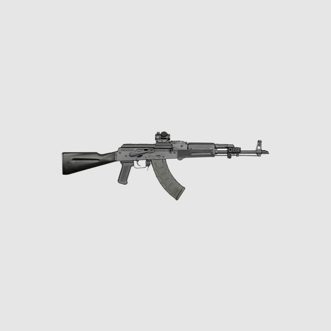 MIDWEST INDUSTRIES AK ALPHA MINI DOT MONTAGGIO PICATINNY NERO, immagine 3 di 4