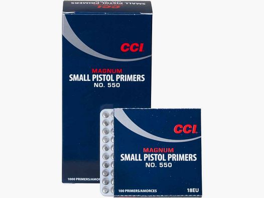 CCI-550 Small Pistol Magnum Primers