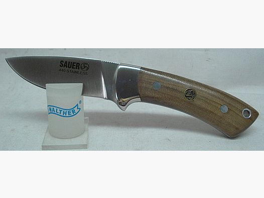 Messer Corto Satinado - 8,50cm Klinge,Walnuss-Griff