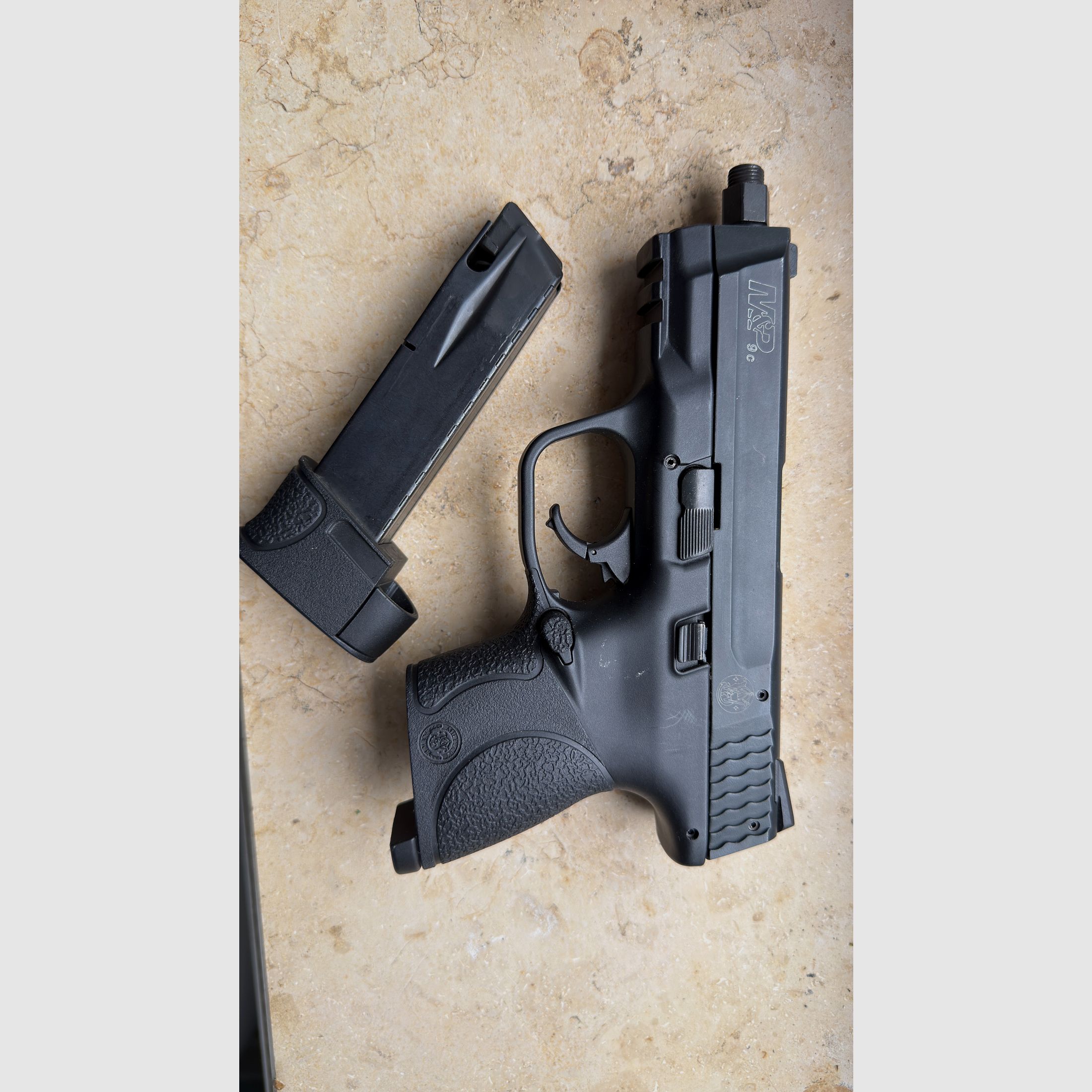 Smith & Wesson M&P 9c Schreckschusspistool 9 mm P.A.K. – Topstaat – slechts 100 schoten