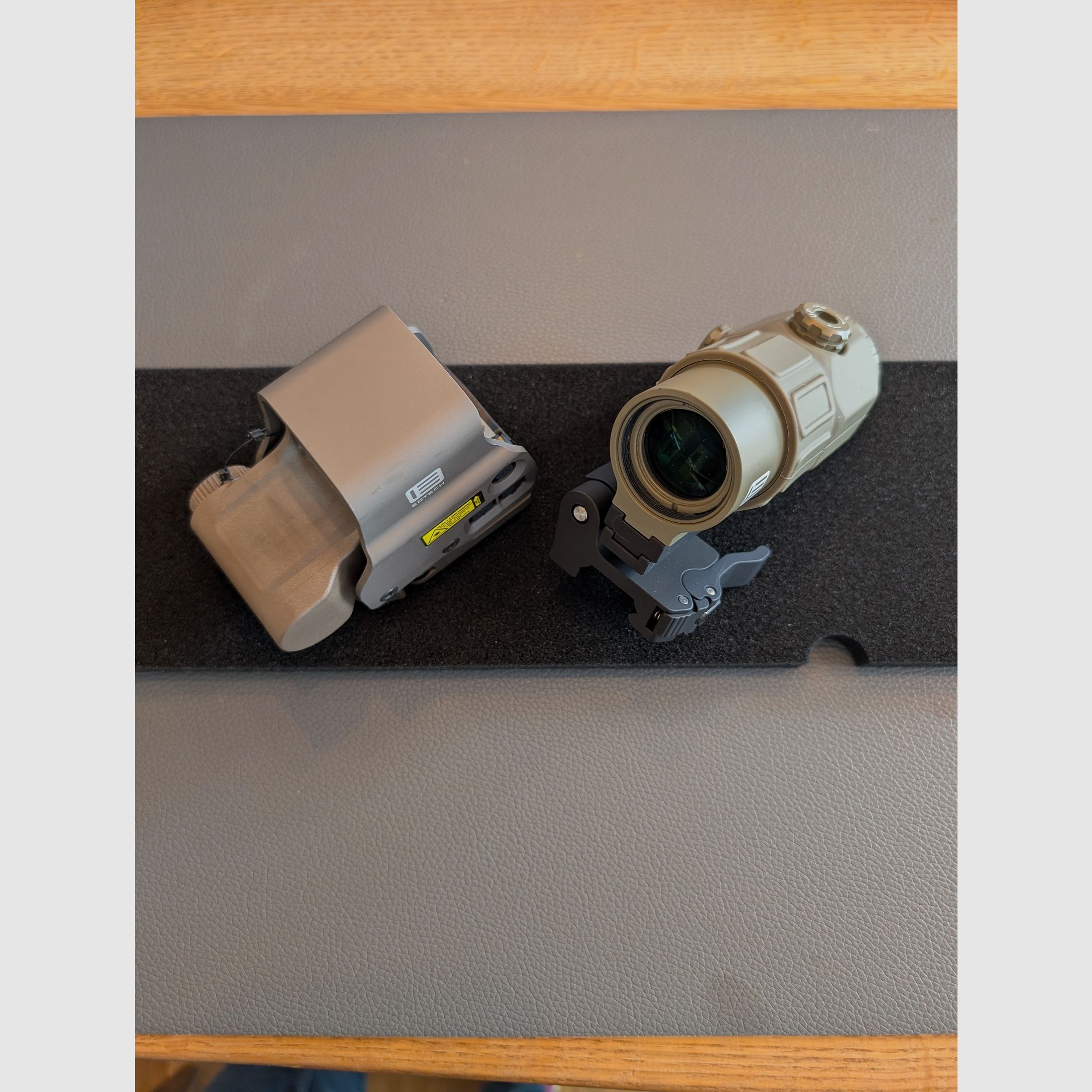 Original EOTech Bundle: EXPS3-2 TAN & G45 Magnifier (5x) TAN STS – Top Zustand