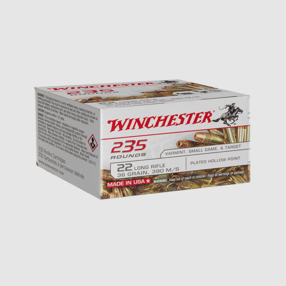 WINCHESTER 22LR SUPER X LHP CP 36GR X235