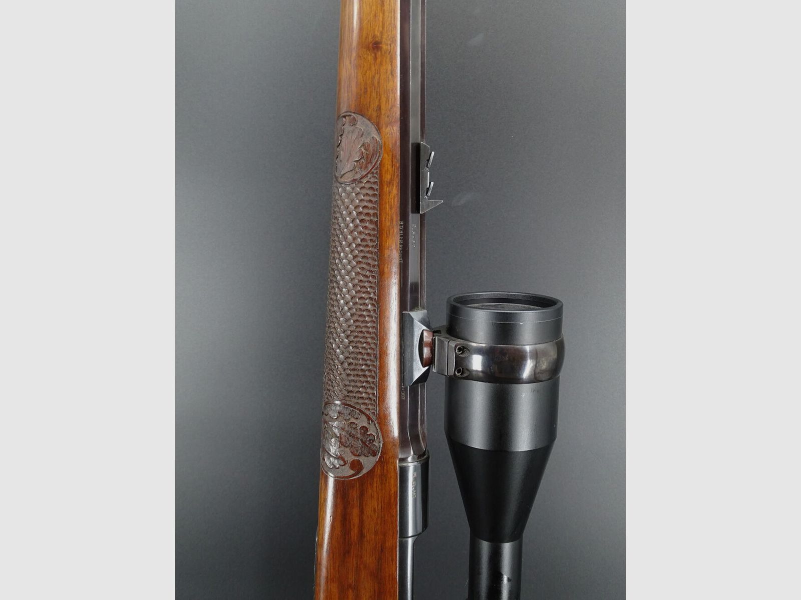 Fanzoj Ferlach 98 System Gravuren Achtkanntlauf ZF Kaps 8x56 Leuchtpunkt Sammlungsauflösung