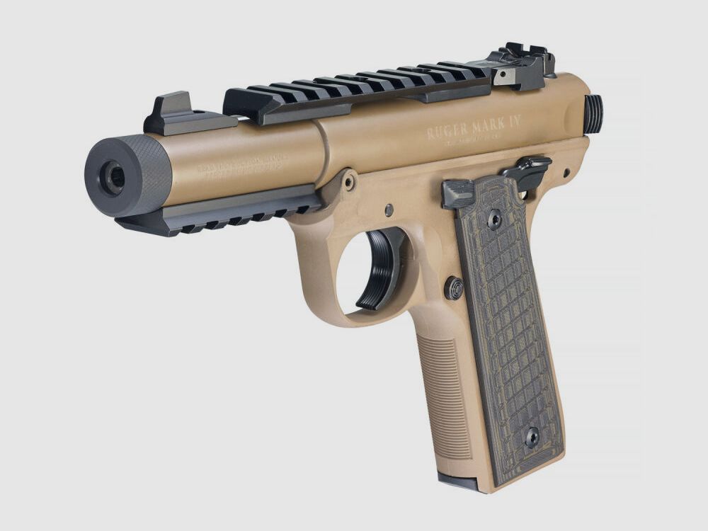 Ruger MARK IV 22/45 TACTICAL Cerakote Marron