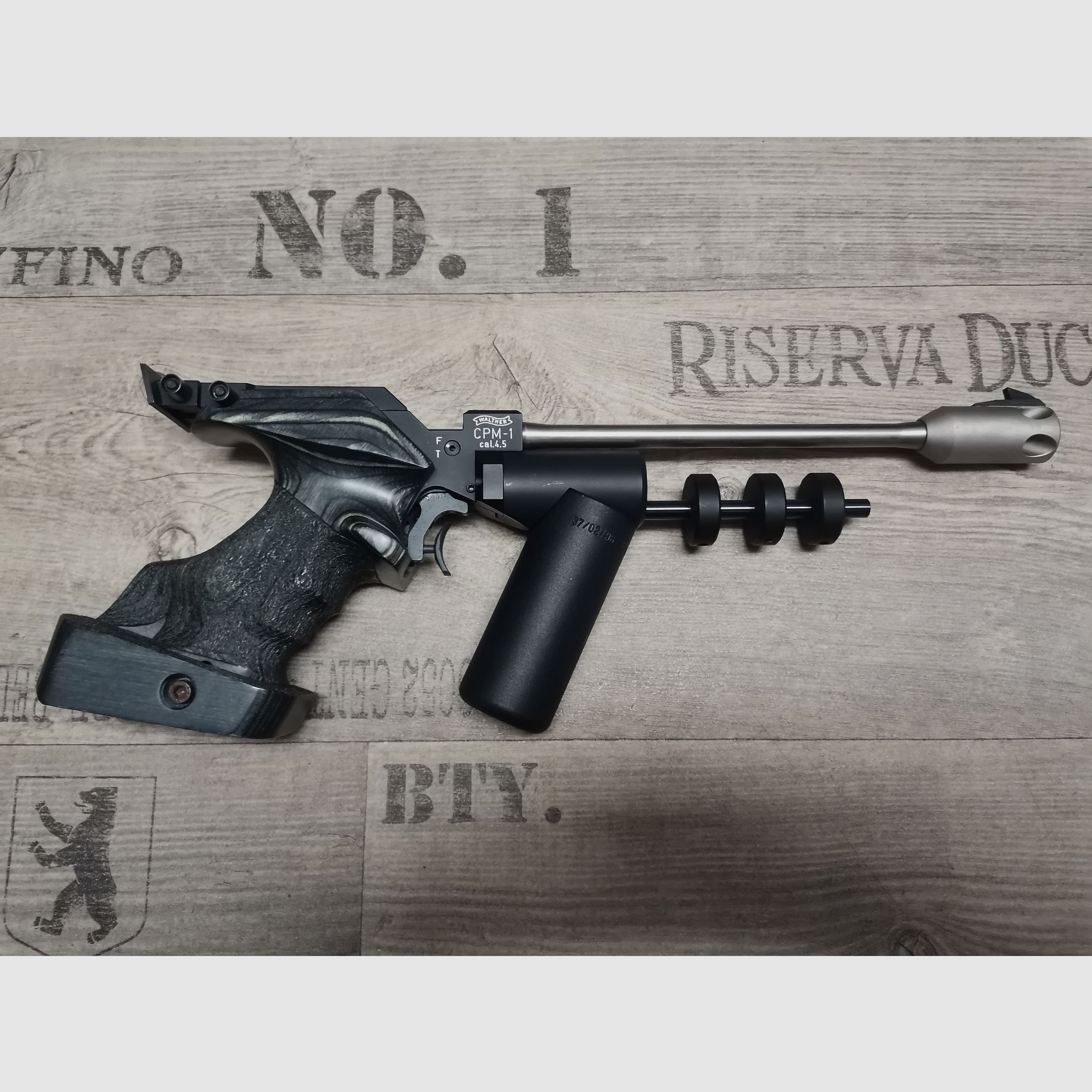 Walther CPM1 Luftpistole CO2 Matchpistole 4,5mm Diabolo