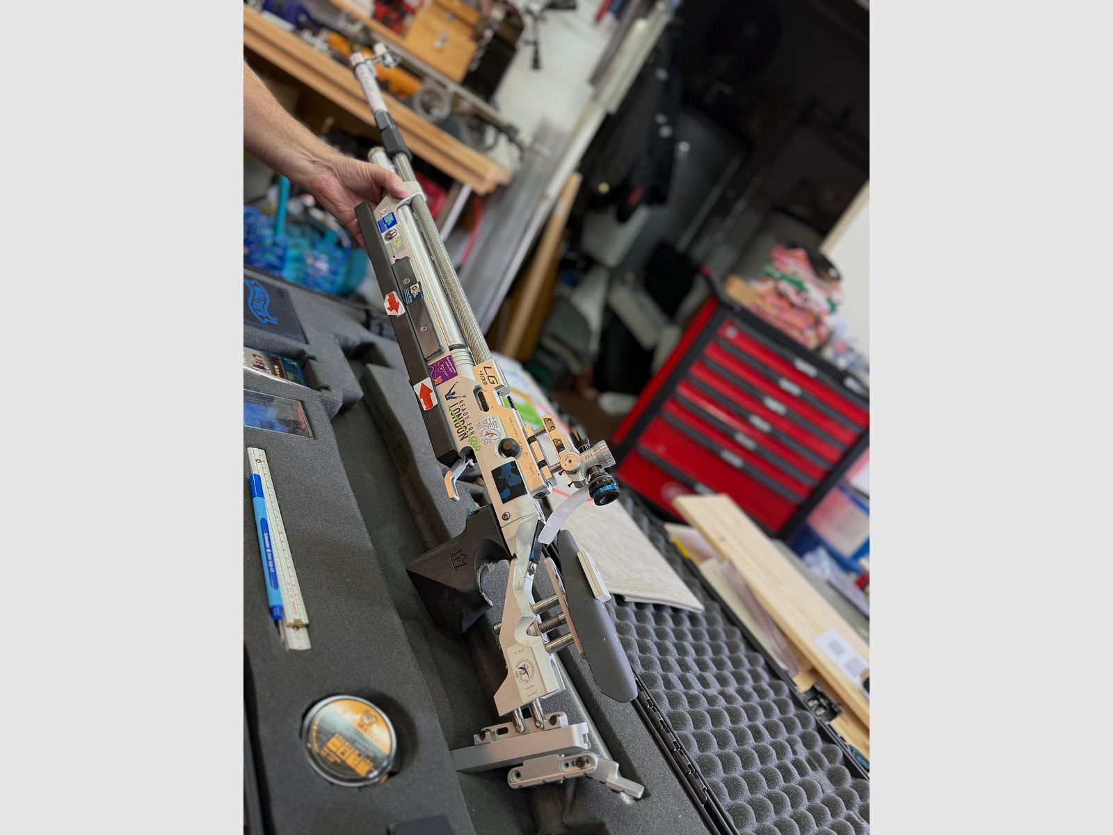 Walther LG400 – Paralympicsteilnehmer-Gewehr mit Profi-Zubehör