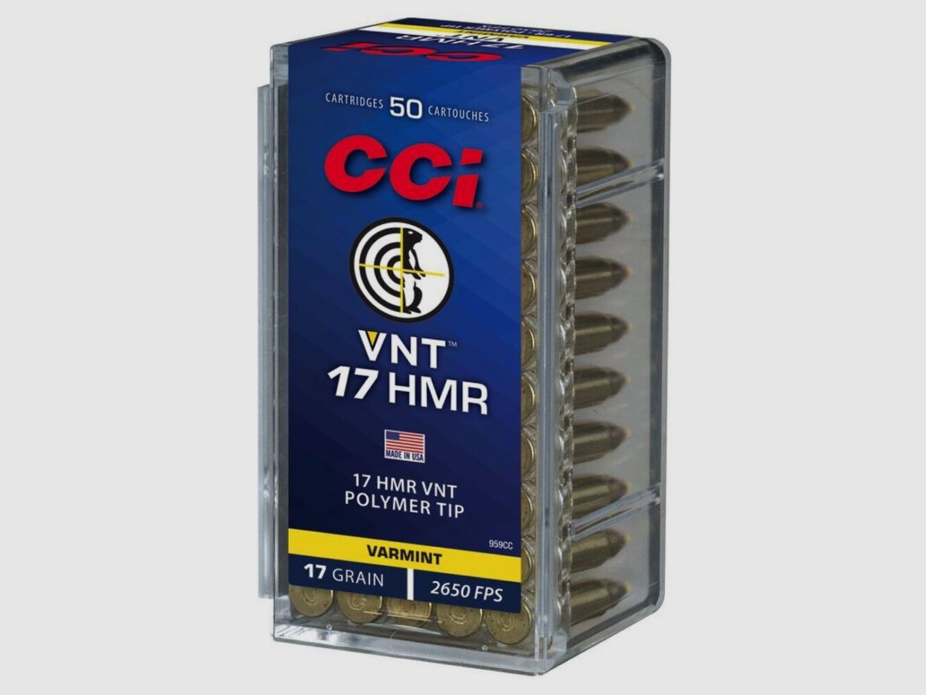 CCI VNT 17gr 50pz .17HMR, immagine 2 di 5