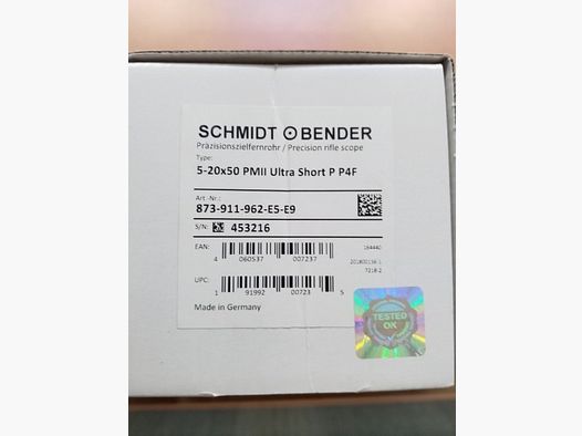 Schmidt und Bender PM2 5-20x50 Ultra Short