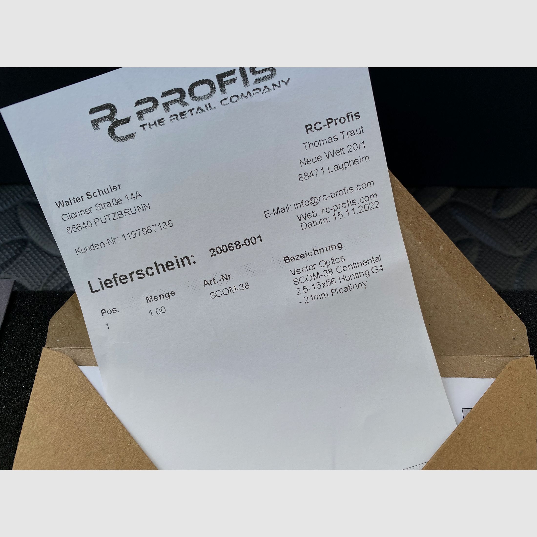 Vector Optics Continental 2.5-15x56 Hunting G4