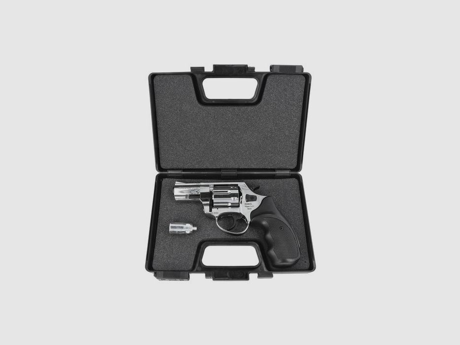 Schreckschussrevolver Ekol Viper 2.5'' K-6L Shiny Chrome Kal. .22 Long Blanc, Bild 4 von 5
