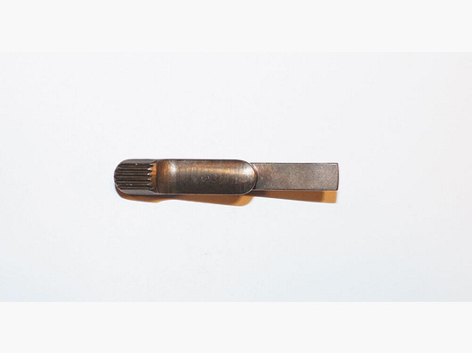 Waffenfabrik Bern Gebraucht Sperrhebel für Schweizer Ordonnanzpistole Parabellum 1906, Kal. 7,65mmPara, W+F P08