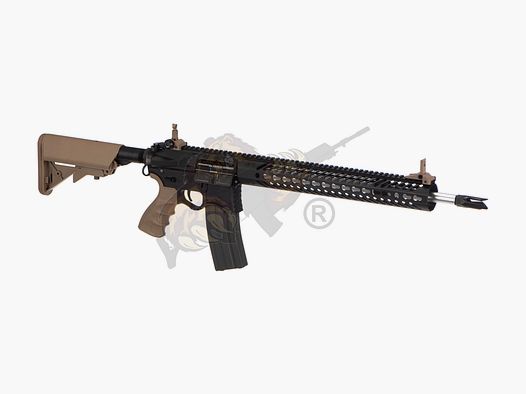 G&G Seekins Precision AR15 SBR8 Dual Tone Schwarz/Desert Airsoft S-AEG frei ab 18