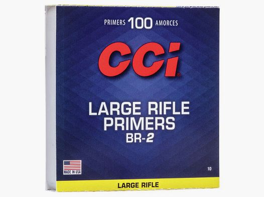 100 CCI LARGE RIFLE BR2 ONTSTEKERS