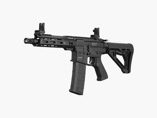 AEG Replica LT-42 GEN4 Predator Nebula II Lancer Tactical - CQB 8.25 Zwart - 1 Joule - Prestaties en Precisie in Airsoft