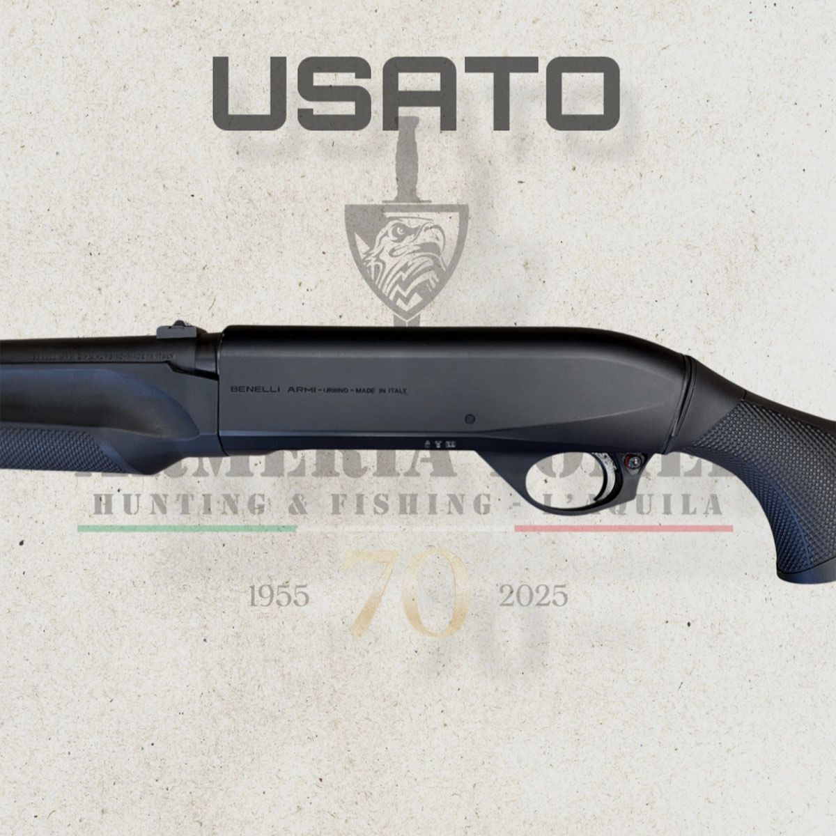 USATO – FUCILE SEMIAUTOMATICO – BENELLI MOD. M2 cal. 12, immagine 5 di 5