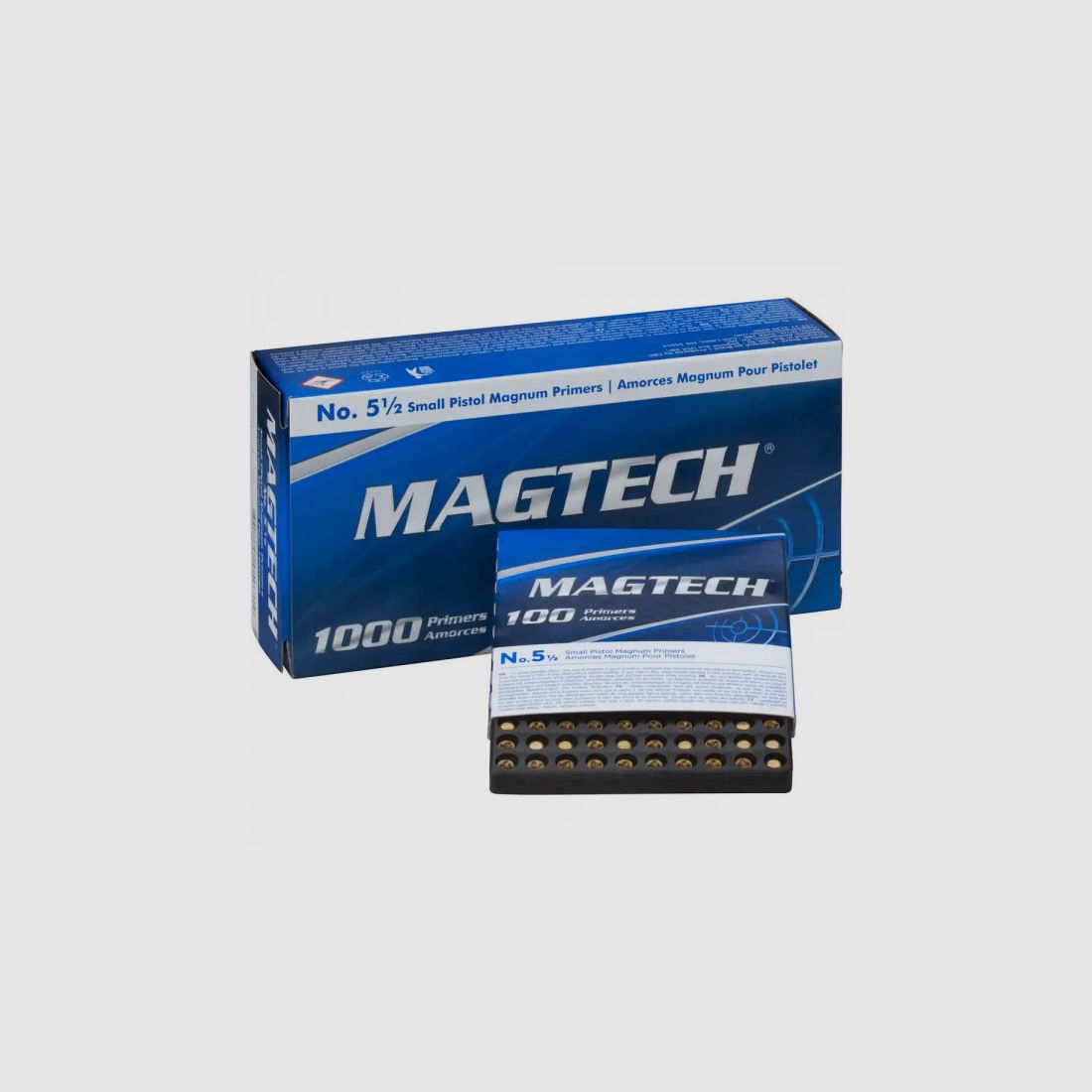 MAGTECH ZÜNDHÜTCHEN - SMALL PISTOL MAGNUM - NO. 5 1/2 - 1000 STÜCK