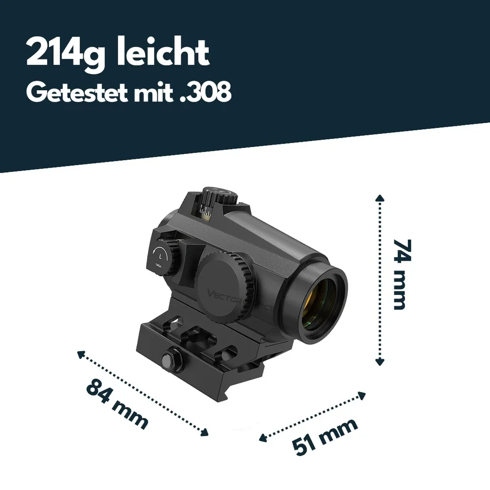 Vector Optics SCRD-PD12 Maverick-II Plus 1x22 DBR